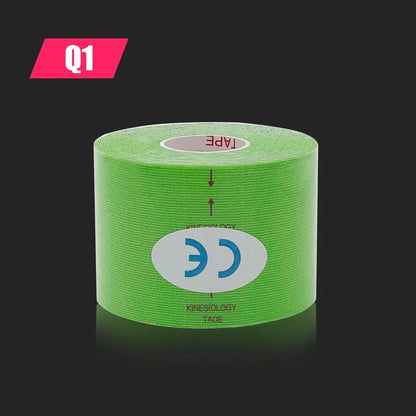 1pcs Sports Waterproof Kinesiology Tape Stickers Athletic Bandage Muscle Recovery Protector Strapping Pain Relief Tennis Gym