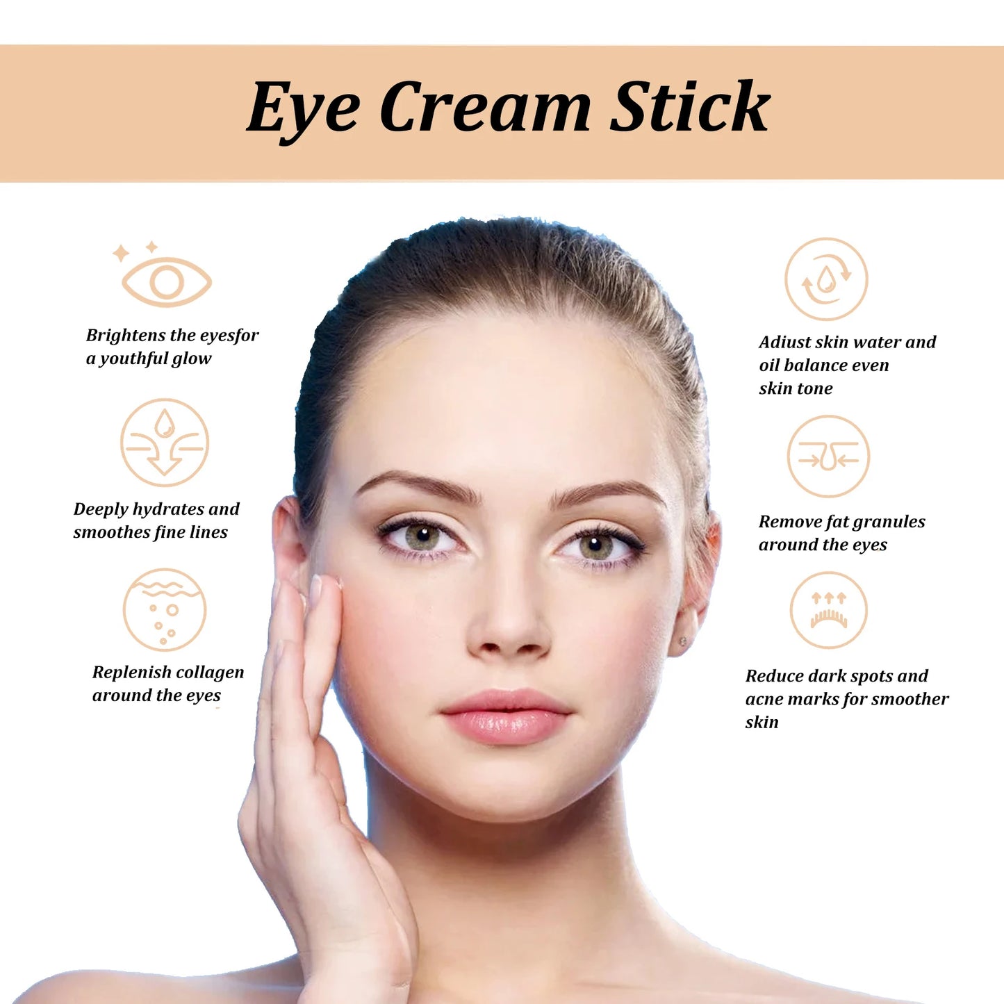 Snail Eye Cream Stick – Anti-Aging & Dark Circle Care