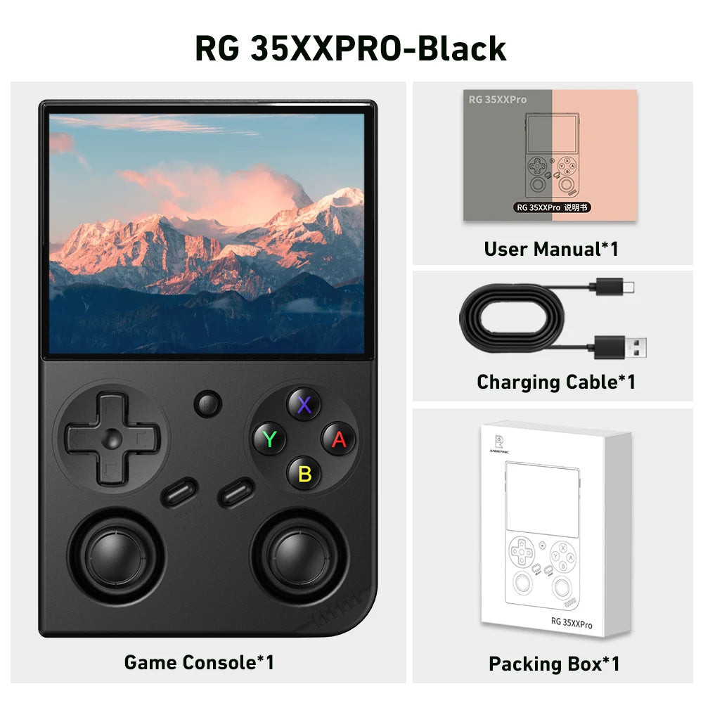 Anbernic RG35XXPRO RG40XXV Retro Portable Gaming Console 64-bit Linux Handheld Game Player Support 5G WiFi Bluetooth HD TV Output Built In 64G Plug And Play