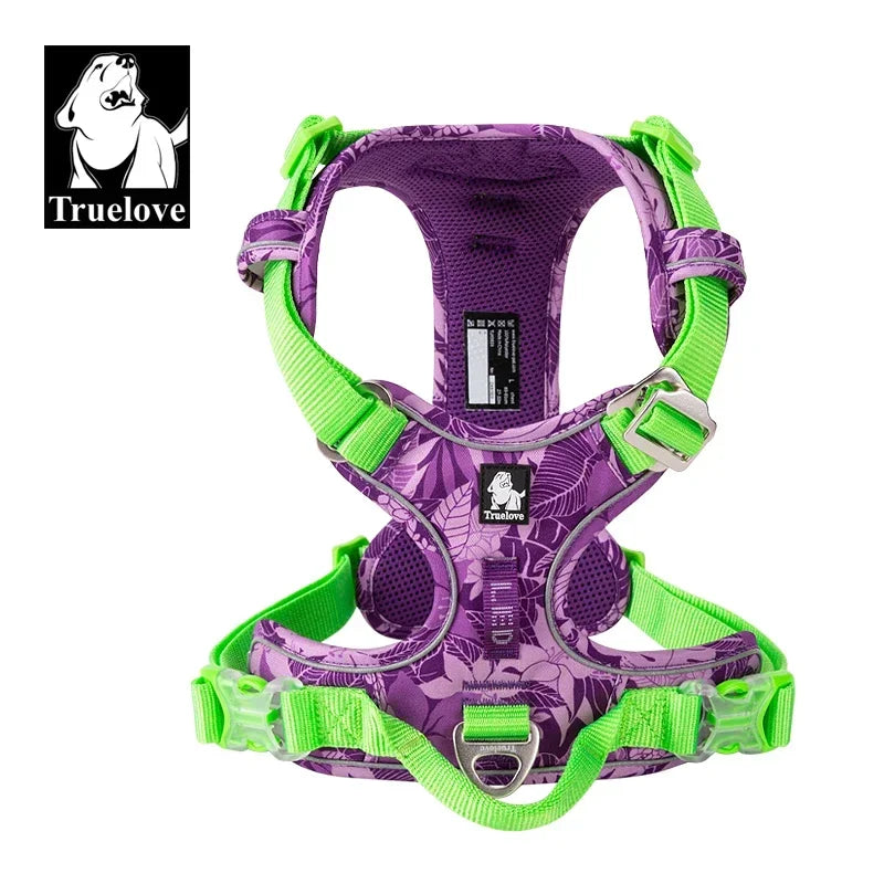 Truelove Reflective Camouflage Dog Harness