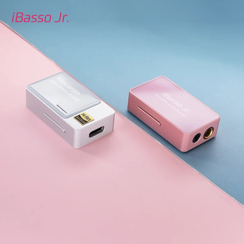 IBasso Jr.  Macaron HIFI Portable USB DAC Headphone Amplifier CS43131 Decoder 4.4mm/3.5mm PCM 32bit/384khz Native DSD 256x