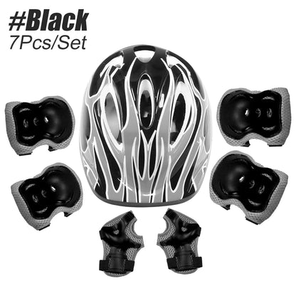 6PCS Knee & Elbow Pads Set with Wrist Guards - Multi-Sport Protective Gear for Kids/Adults - Cycling, Skating, Riding Safety