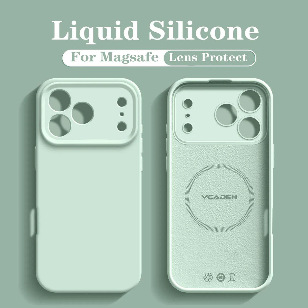 For iPhone 18 Pro Liquid Silicone Phone Case For iPhone 18 17 16 15 14 13 12 Pro Max Wireless Charging Skin Smooth Magsafe Cover