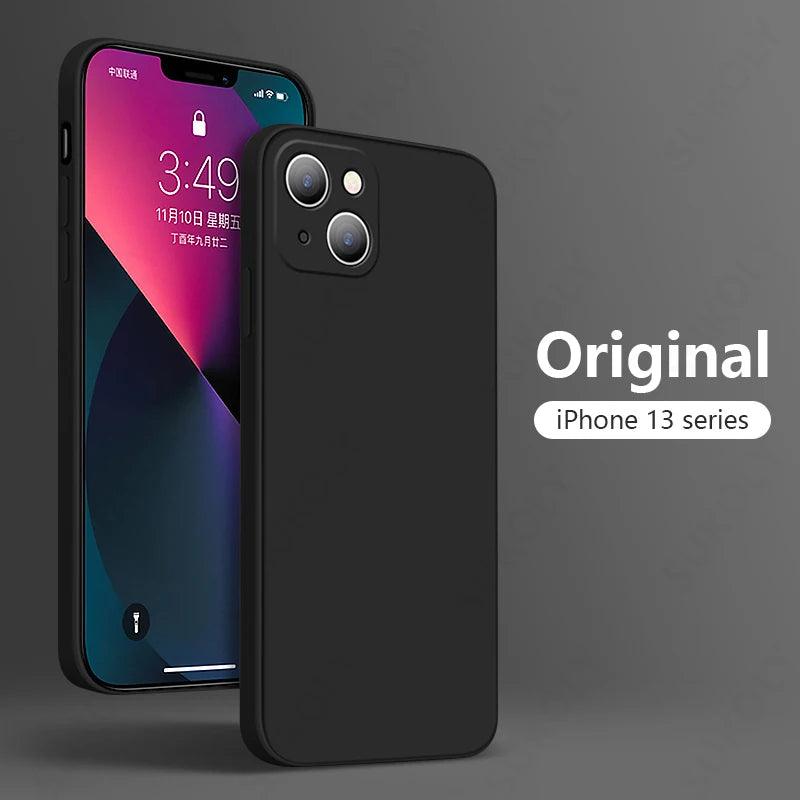 Luxury Liquid Silicone Case for iPhone Full Protection Series