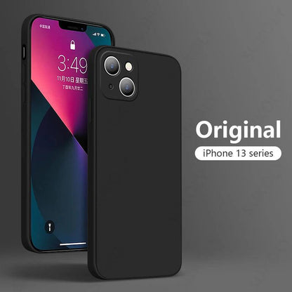 Luxury Liquid Silicone Case for iPhone Full Protection Series