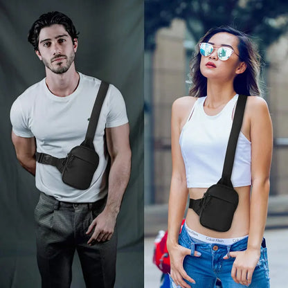 New Sports Chest Bag Men's Small Size Backpack Women Messenger Bag Mobile Phone Waist Bag Mini Fashion Satchel