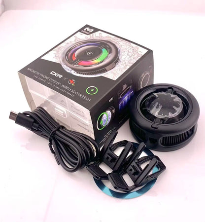 MEMO CX19 Magnetic Wireless Charger with Phone Cooling Fan 15W