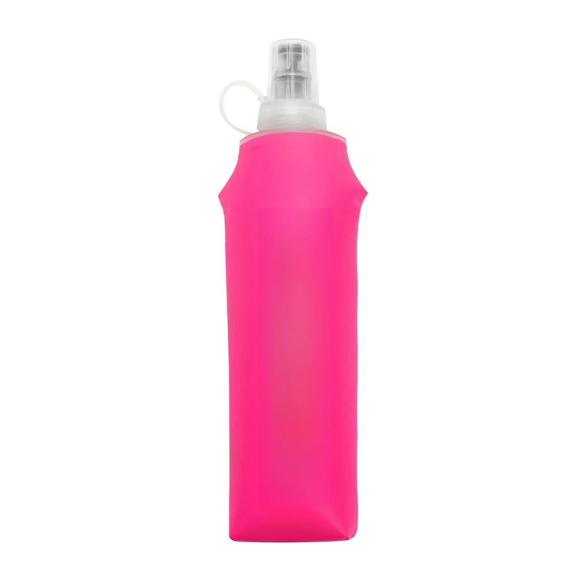 Foldable Silicone Water Bottle with Bite Valve, 150ml/250ml/500ml Lightweight Travel Bottle, No Leakage for Hiking Running Campi
