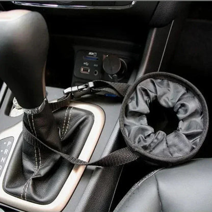 Universal Car Garbage Bag Back Seat Headrest Litter Trash Garbage Can - Urbizia
