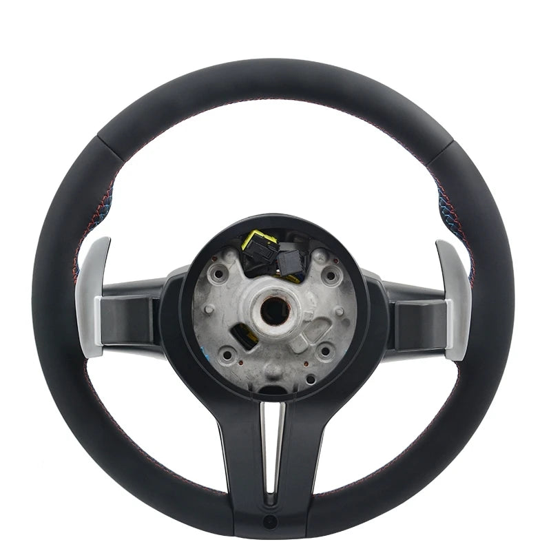Leather Steering Wheel For BMW F20 F21 F22 F23 F32 F06 F12 F01 F02 F30 F31 F34 F10 F11 F07 1 3 5 7 Series Parts Racing Wheel