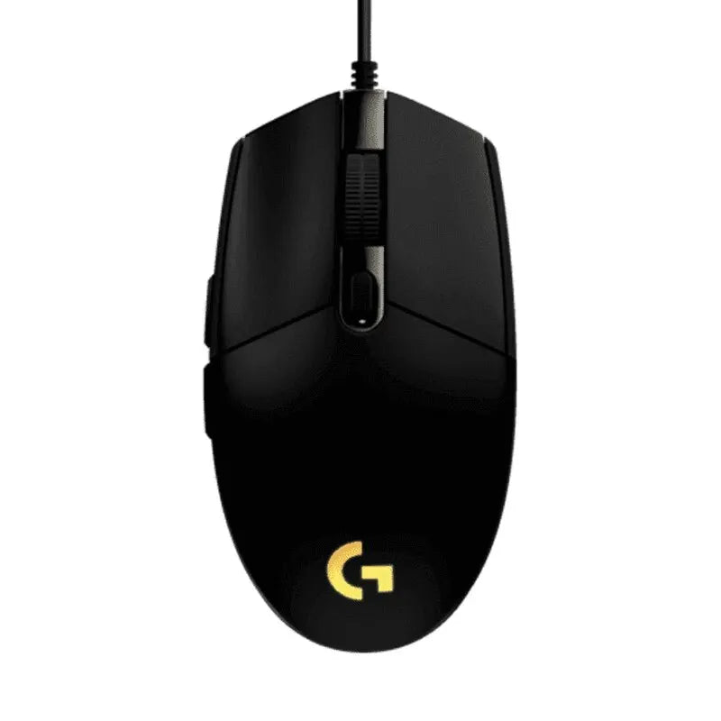 Logitech G102 Mouse Original Ergonomic Mouse Optical 8000DPI 16.8M Color LED Customizing 6 Buttons Wired Pc Gaming Accessories