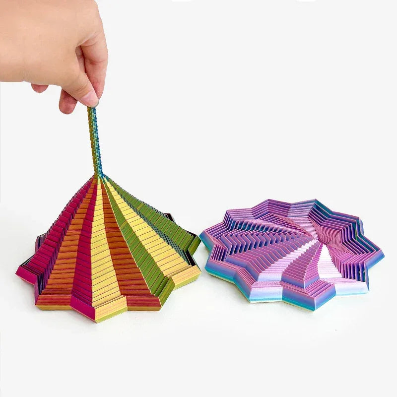 3D Sensory Fidget Star Spiral Visual Illusion Toy