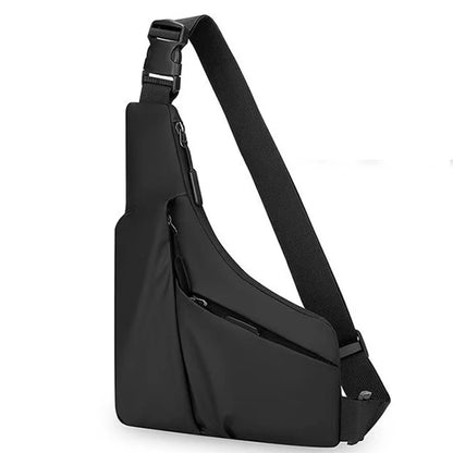 Men's Versatile Casual Chest Bag Multi-color Option Crossbody Shoulder Bag for Daily Commuting Outings