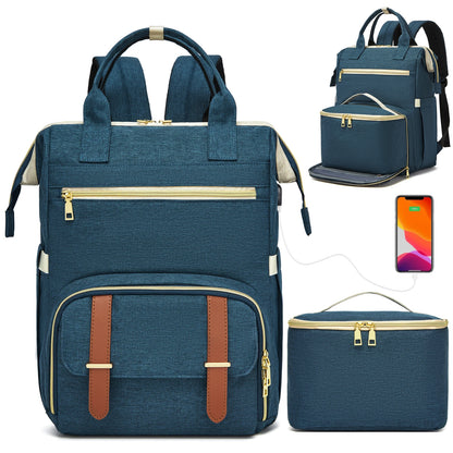 Lunch Backpack Insulated Cooler Picnic Bag Multifunctional Travel Bag Large Capacity Outdoor Picnic Camping Waterproof Backpack