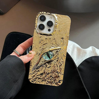 3D Evil Eyes Frosted TPU Case for iPhone 17–11 Series