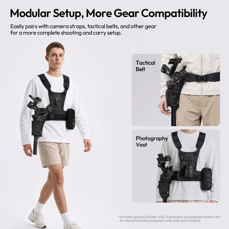 Ulanzi CB01 Camera Gimbal Holster for RS 3 Mini / RS 3 / RS 4 Mini / RS 4 Pro Stabilizer Expandable Shoulder Strap