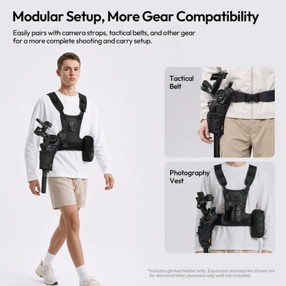 Ulanzi CB01 Camera Gimbal Holster for RS 3 Mini / RS 3 / RS 4 Mini / RS 4 Pro Stabilizer Expandable Shoulder Strap