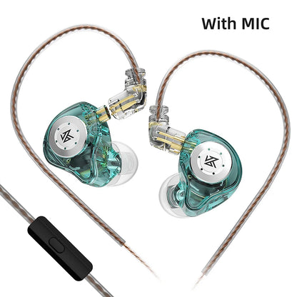 KZ EDX PRO 10mm Dual Magnetic Dynamic IEM HiFi Earphones with 2Pin Detachable 5N OFC Cable Ergonomic Design Upgraded Gaming Earbuds for Audiophile