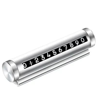Adjustable Car Temporary Parking Number Plate – Aluminum Alloy - Urbizia