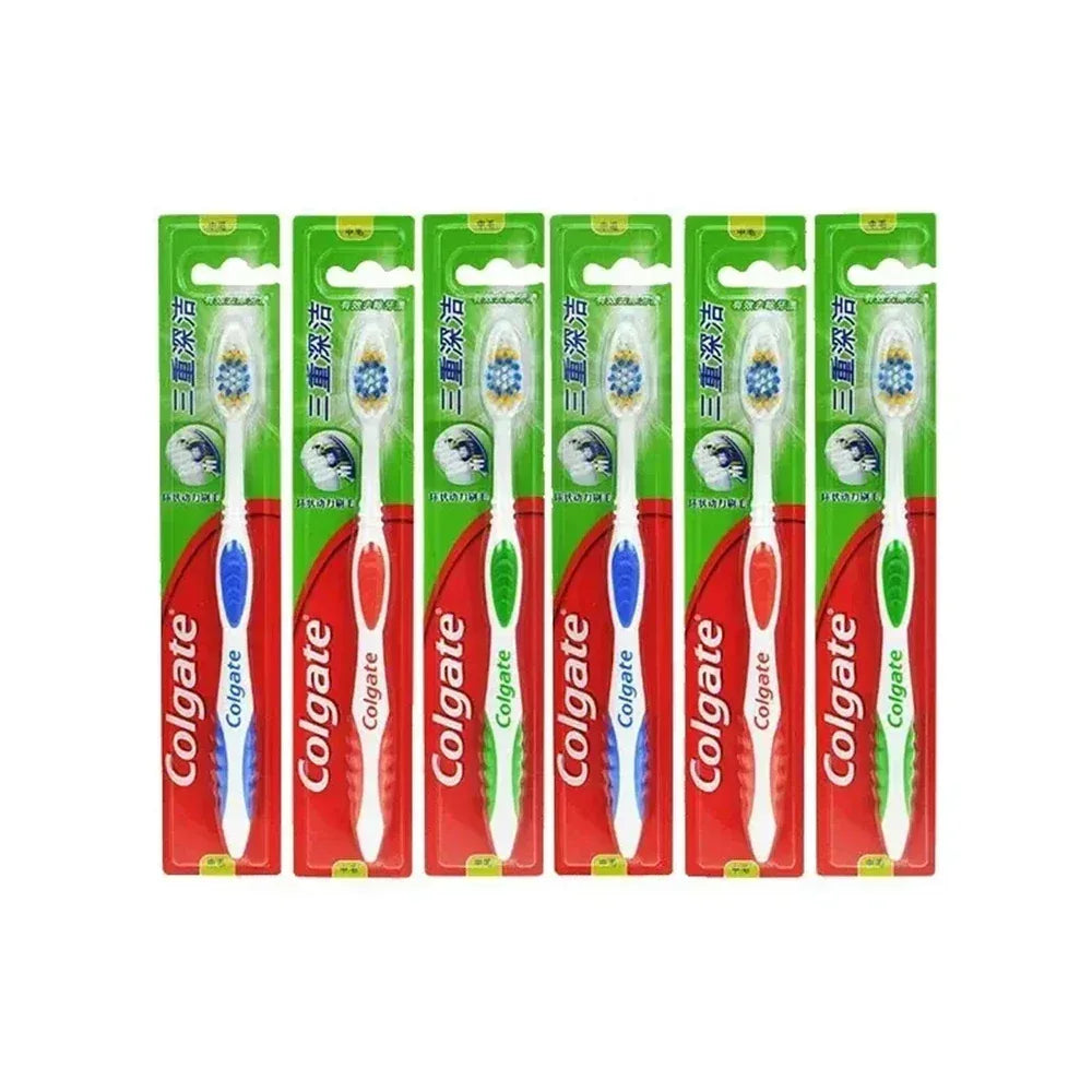 Clogate 6pcs Adult Soft Bristle Toothbrush Whitening Oral Hygiene For Sensitive Gums And Teeth Manual Toothbrush For Home Use - Urbizia