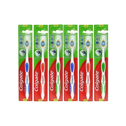 Clogate 6pcs Adult Soft Bristle Toothbrush Whitening Oral Hygiene For Sensitive Gums And Teeth Manual Toothbrush For Home Use - Urbizia