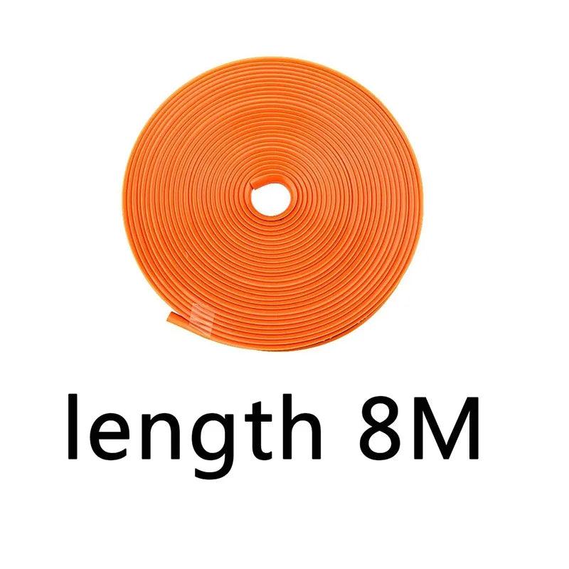 8M Rubber Car Wheel Rim Protector Strip – Anti-Scratch, 9 Colors