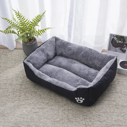 Color Square Winter Soft Warm House for Dog Bed for Dog Mat Waterproof Cat Bed Pet Bed for Large Medium Small Dog House - Urbizia