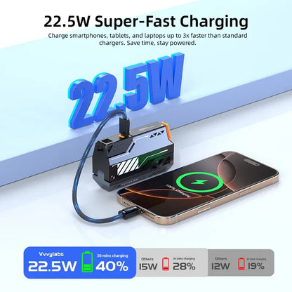 Removable Battery Power Bank 20000mAh 22.5W Fast Charging