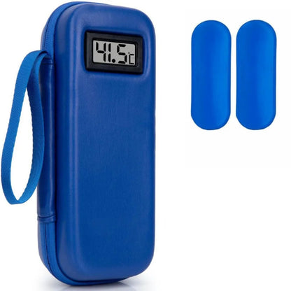 With Thermometer Display Insulin Cooler Travel Case Waterproof Thermal Insulated Refrigerated Medicine Organizer Bag