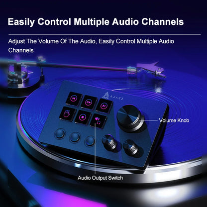 Ajazz AKP03E/153E Desktop Helper Desk Console Panel Controller Programmable Macro Custom Button Mini Keyboard Multiple Scenario