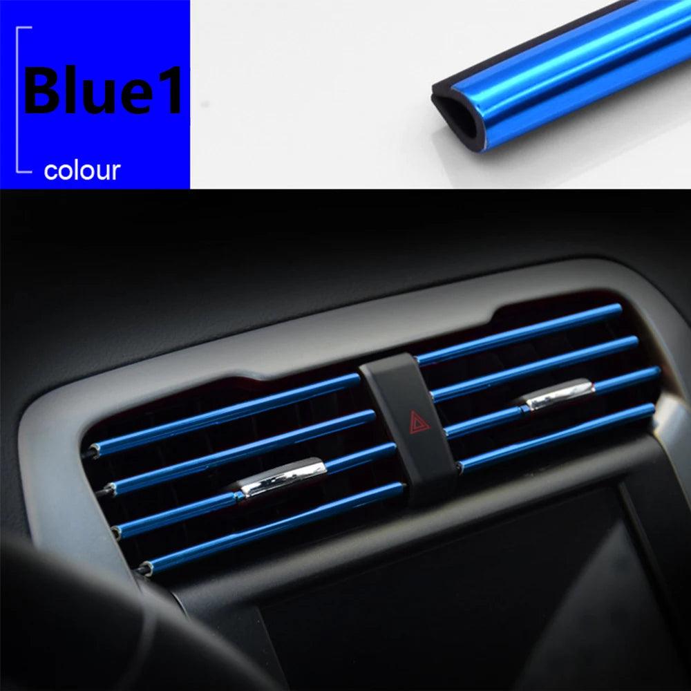 Car AC Outlet U-Shape Trim Strips & Door Edge Protector – 10pcs