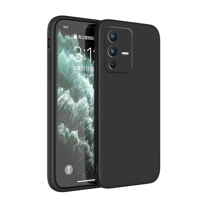 Soft Square Liquid Silicone Case for VIVO V23 Pro V23E V23Pro 5G Luxury Original Camera Protection Couples Cover Ultrathin Funda