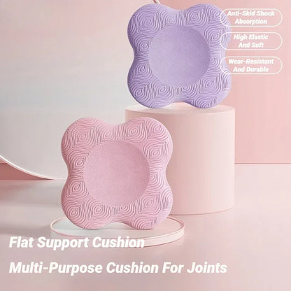 TPE Thickened Anti Slip Yoga Kneeling Protective Pad Knee Soft Flat Support Rebound Non-Slip Sports Fitness Mat Shock Absorption - Urbizia