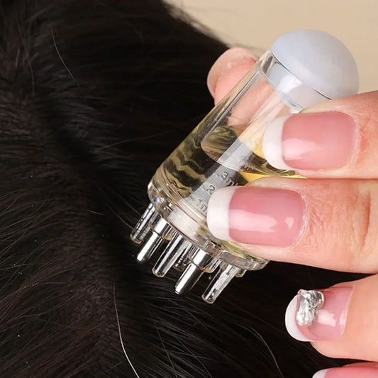 Oil Applicator And Scalp Massager