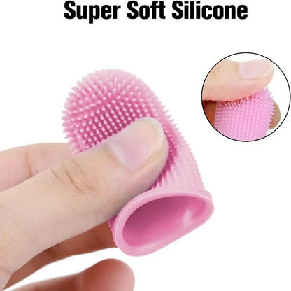 Silicone Finger Toothbrush for Dogs and Cats – 360° Teeth Cleaning