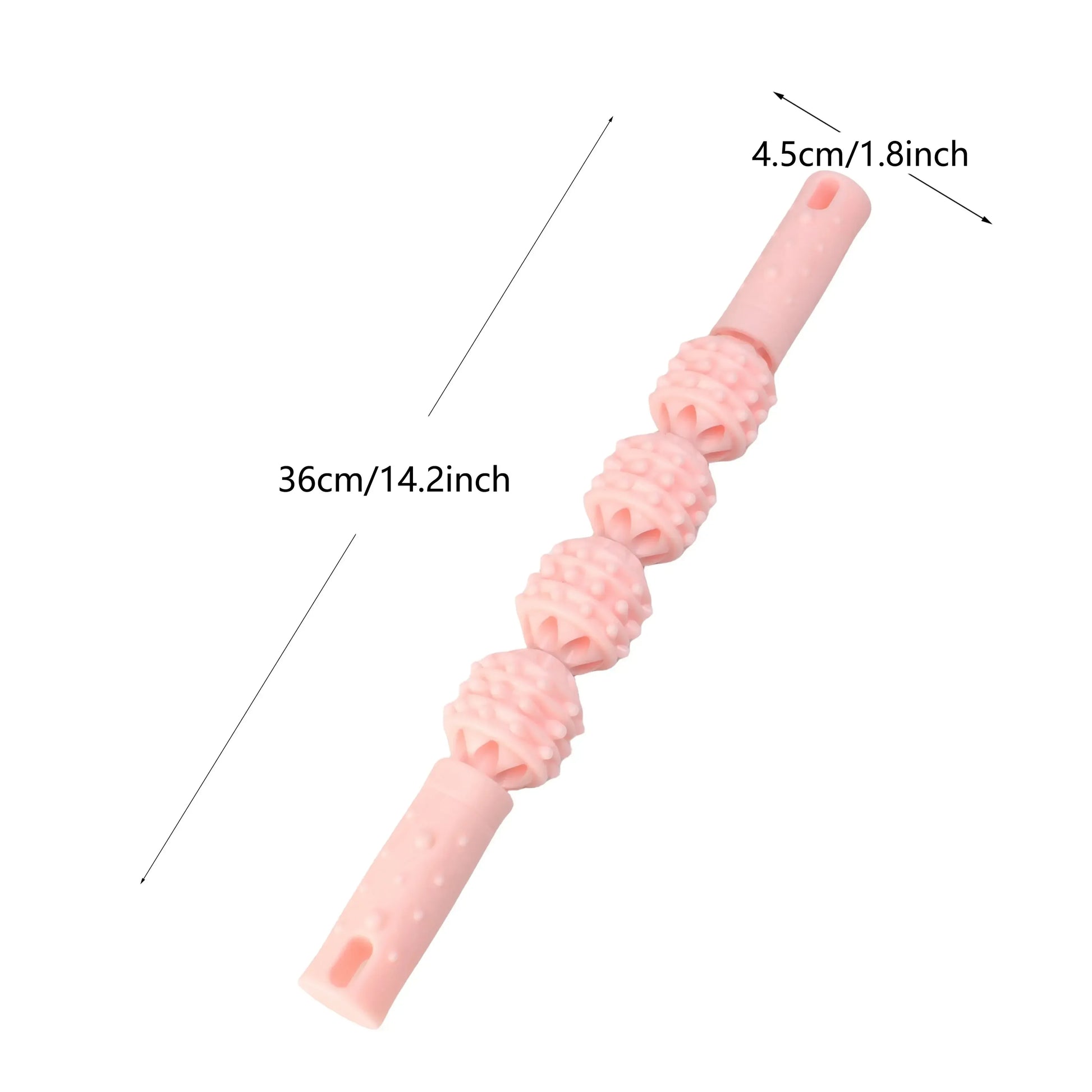Thin Leg Massage Stick Wolf Teeth Stick Roller Fitness Fascia Stick Leg Muscle Relaxation Roller Calf Yoga Stretcher - Urbizia