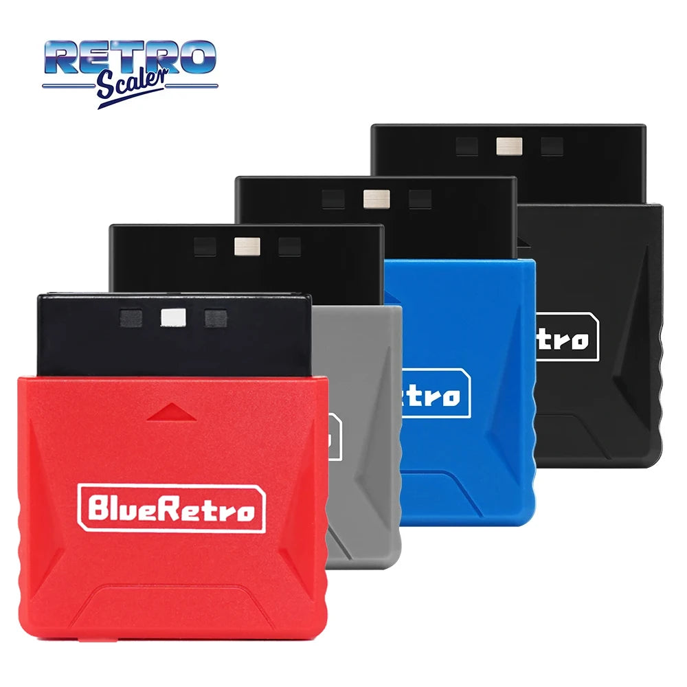 RetroScaler Mini Blueretro Receiver Adapter for PS1 PS One PS2 Compatible with 8bitdo PS4 PS5 Xbox Series X Wireless Controller