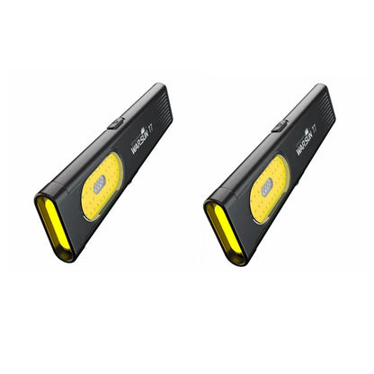WARSUN T7 LED Torch Portable Mini Flashlight 800LM Rechargeable Pocket Light Magnetic Base Clip Work Light Hiking Fishing EDC - Urbizia