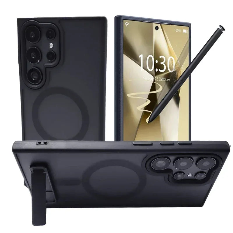 UYUXIO Magnetic Kickstand Case for Samsung Galaxy
