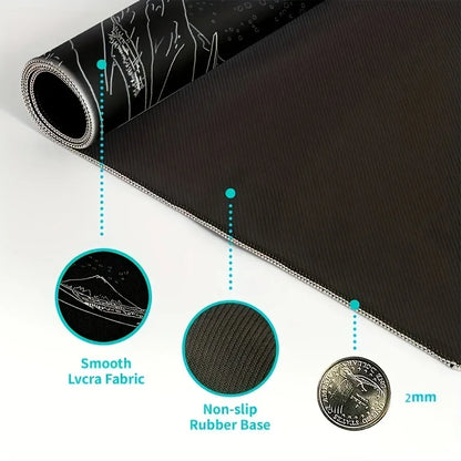 1PC Large Mouse Pads For Desk, Gaming Mouse Pad, Mouse Pad with Stitched Edges and Non-Slip Rubber Base, Extended Mouse Pad - Urbizia