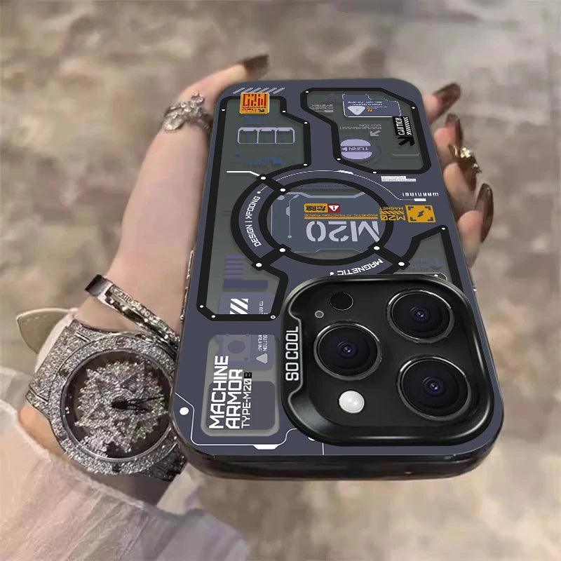 iPhone Luxury Circuit Label Shockproof Bumper Case