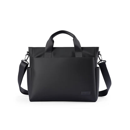 MARK RYDEN "Smooth Brief" Laptop Tote Bag Water Resistant Oxford Dual Side Pocket Business Handbag With Detachable Strap