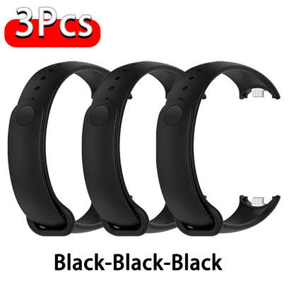 Silicone Strap for Xiaomi Mi Band 10 9 8 Strap NFC Sport Bracelet Wristband pulseira correa Xiaomi Smart Band 10 9 8 Accessories