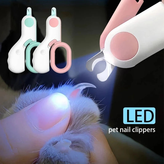 Pet Nail Clipper with LED Light
