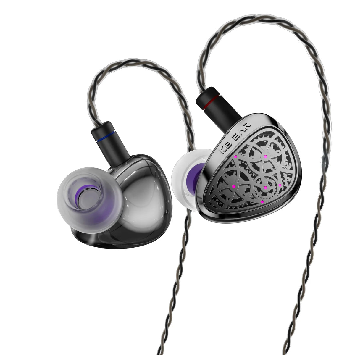 KBEAR Tourbillon-Pro TB-PRO IEM in-Earphone 10mm DD High Resolution TypeC HIFI Wired Earbuds PU+PEEK+DLC Composite Diaphragm