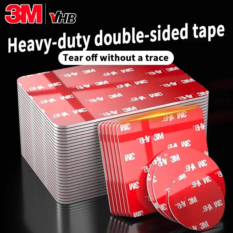 3M strong double sided tape adhesive car fixed high viscosity car special VHB sponge can be customized patch - Urbizia