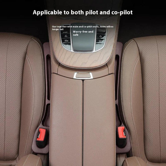 Car Seat Gap Plug & Anti-Leak Strip with Storage Box