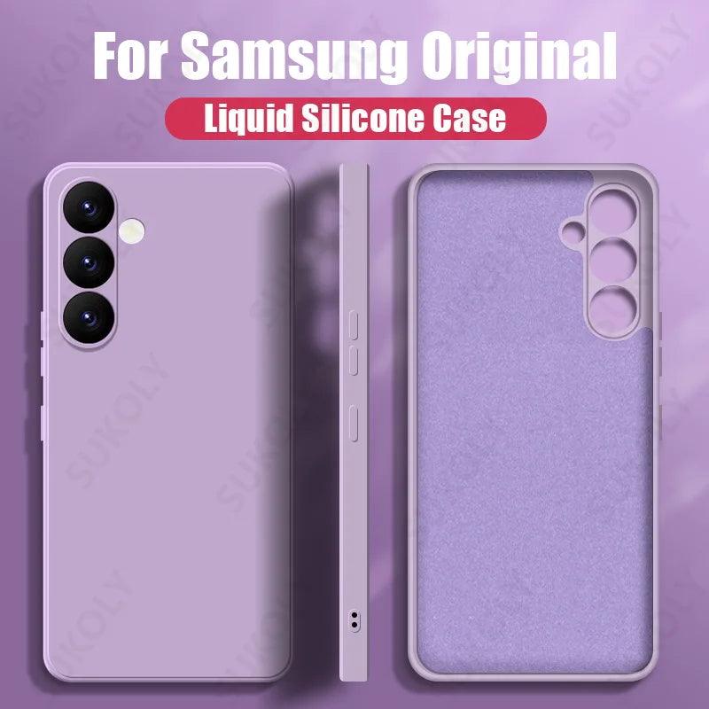 Luxury Liquid Silicone Case for Samsung Galaxy Series
