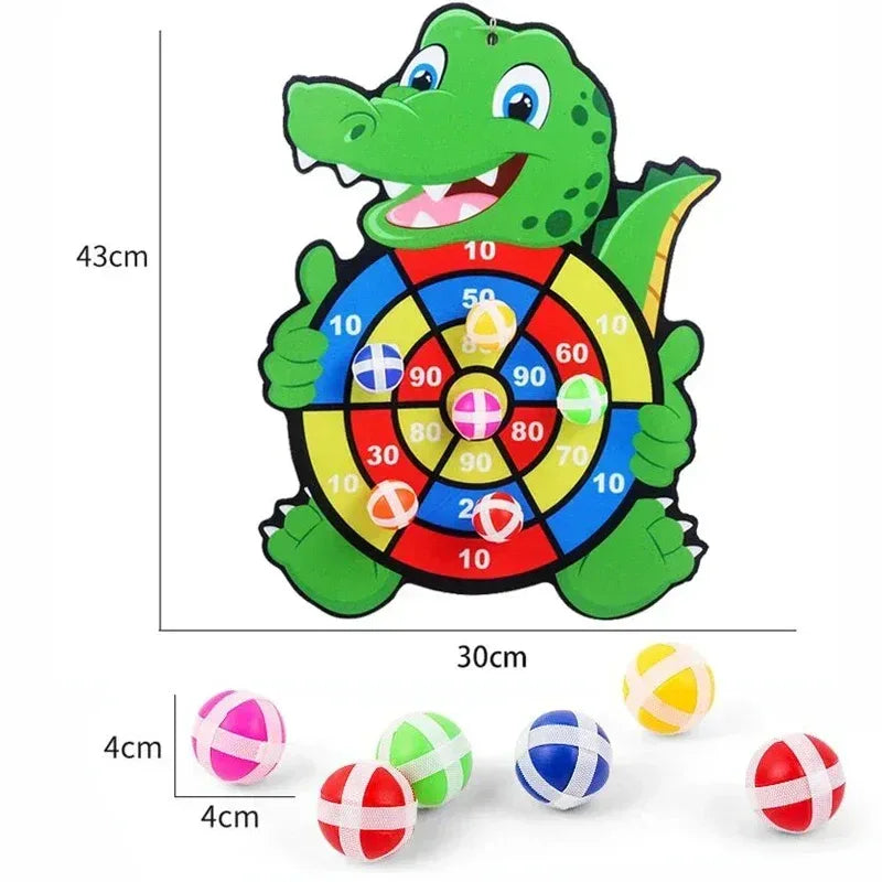 Montessori Sticky Ball Dart Board Game for Kids - Urbizia