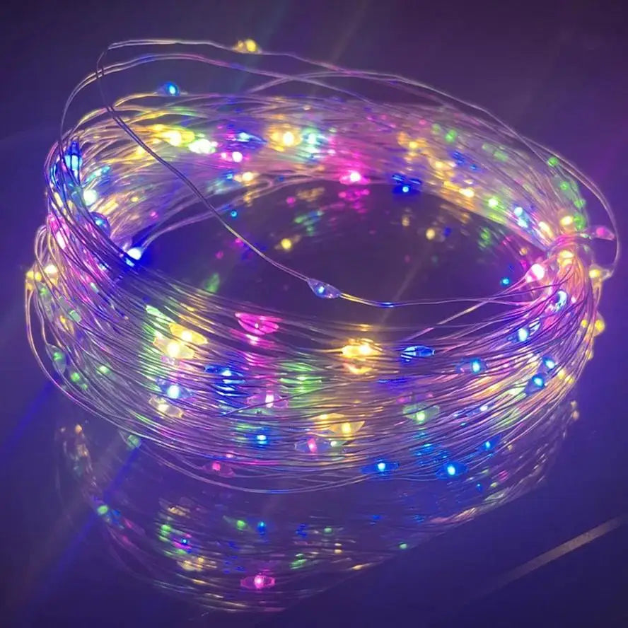 30M/10M USB LED Copper Wire String Lights – Waterproof Fairy Garland